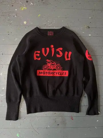 Evisu heavy knit sweater