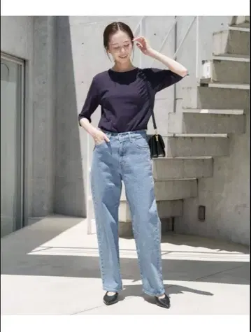 SLOBE IENA LE DENIM 스트레이트 데님 40