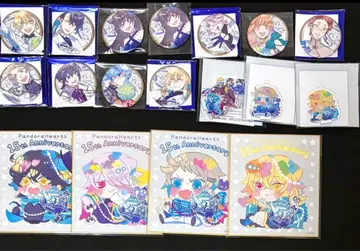 판도라 하츠 15주년 캔뱃지 아크릴 스탠드 색지 묶음 판매