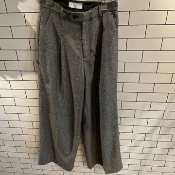 SLOBE IENA 턱 와이드 팬츠
