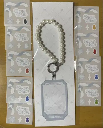 덤 포함 SnowMan popup 스마트폰 탭
