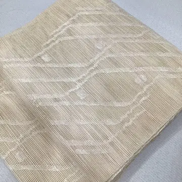 [ 1558 ] 얇은 비단 나고야 오비(약 24cm) 아이보리색