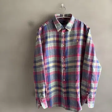 랄프 로렌 린넨 긴팔 셔츠