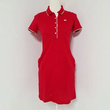 라코스테/LACOSTE SPORT 피케 셔츠 원피스 [ S ] 34 핑크