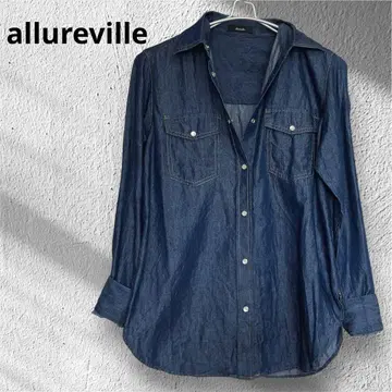 새상품급 allureville 알아바일 데님 바지 셔츠
