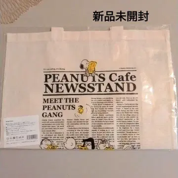 PEANUTS CAFE 스누피 토트백 NEWSSTAND