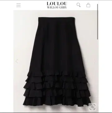 [ LOULOU WILLOUGHBY ] 실크 하부타에 스커트