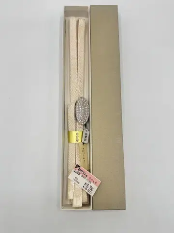 오비 고정 띠 끈 실버 925 순수 실크