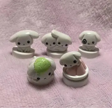 부르부르독 스탬프 피규어 산엑스 헤이세이 레트로 세트
