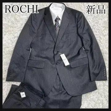 [새상품] ROCHI AOKI 그레이 스트라이프 수트 팬츠 2점 3세트