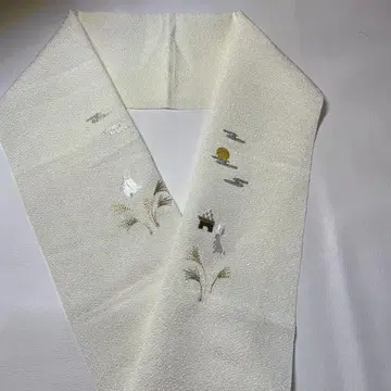 토끼 달맞이 자수 장식용 깃 폴리에스테르제