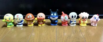 호빵맨 손가락 인형 9개 세트 헤이세이 초기