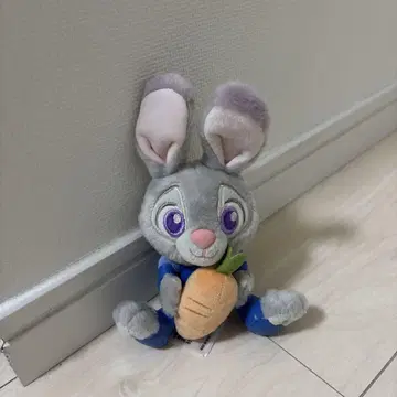 상하이 디즈니 주토피아 봉제 인형 키링 포함 약 20cm