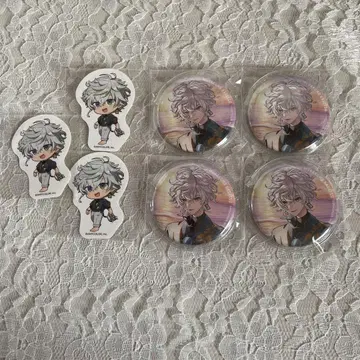 니지산지 HEROES 무라쿠모 카게츠 바다의 집 캔뱃지 스티커
