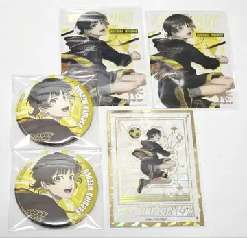 블루 록 홀로그램 카드 캔뱃지 바치라