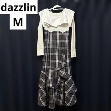[새상품급] dazzlin 아지메 머메이드 코르셋 원피스 화이트 M