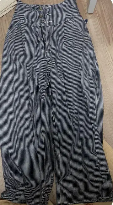 moussy 스트라이프 패턴 데님 팬츠