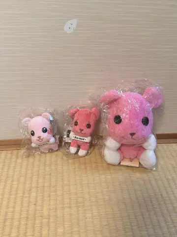 PostPet 뉴 아트 봉제 인형 모모 (3개)