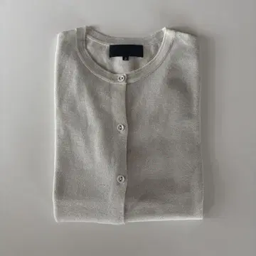 UNTITLED 언타이틀 긴팔 가디건 라메 2 월드