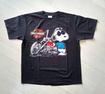 할리 snoopy 바이크 T셔츠