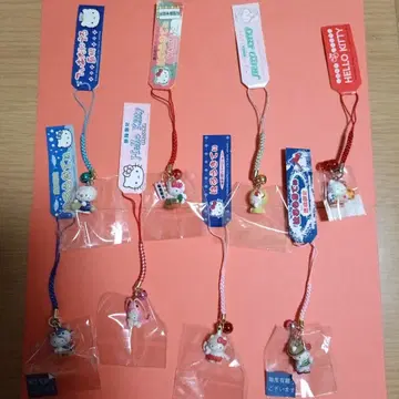 헬로키티 지역 한정판 스트랩 8개 세트