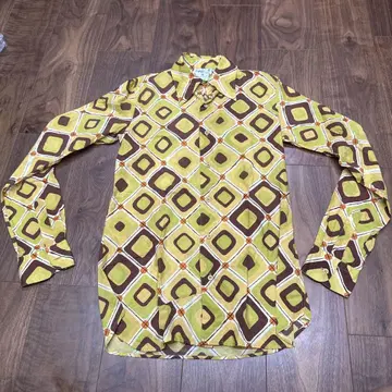 아네스베 90년대 패턴 셔츠 빈티지