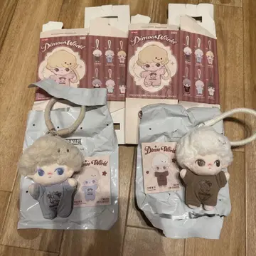 DIMOO Coffee에 반하다 시리즈 봉제 인형 키체인