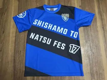 SHISHAMO NATSUFES'17 축구 셔츠 S 사이즈