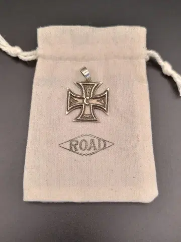 ROAD CANVAS 목걸이 탑 SILVER925 아이언 크로스