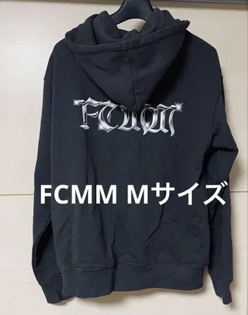 FCMM 집업 후드티 M 사이즈 다크 그레이 후드 맨투맨