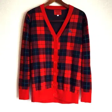 le coq sportif 르꼬끄 골프 가디건 체크 M