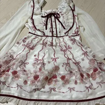 LIZLISA 꽃무늬 리본 원피스
