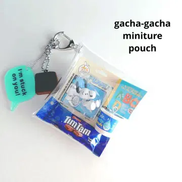 가챠 파우치 스누피 x American items(blue)