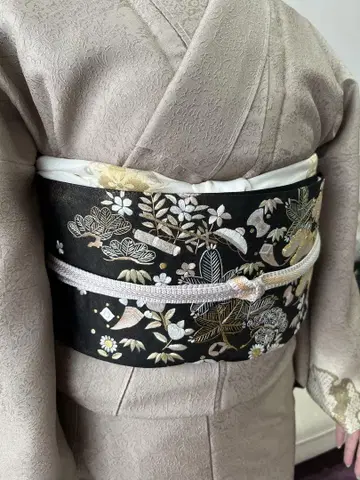총 자수 후쿠로 오비 보물 모음