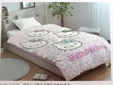 새상품 Hello Kitty 이불 커버 싱글 롱 키티 산리오