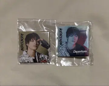 우에무라 켄신 KENSHIN Departure 캔뱃지 세트