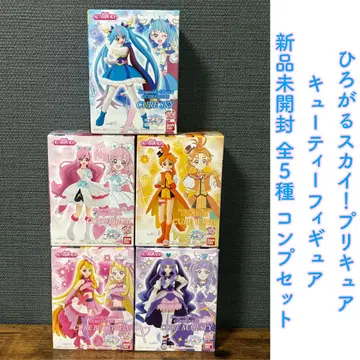히로가루 스카이! 프리큐어 큐티 피규어 전 5종 컴프 세트