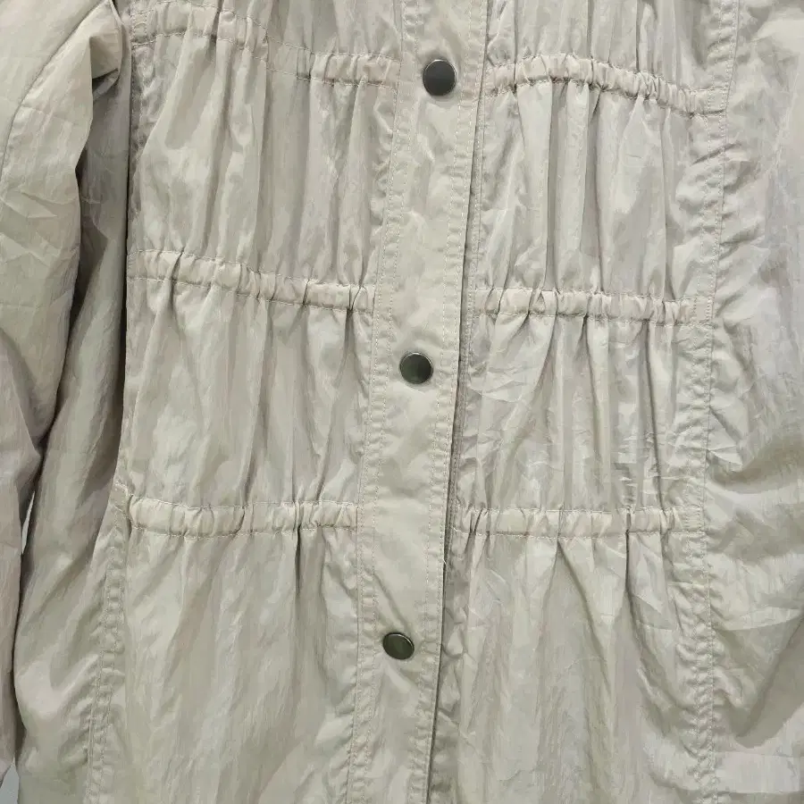 Japanese vintage 베이지색 여성 롱 자켓 코트