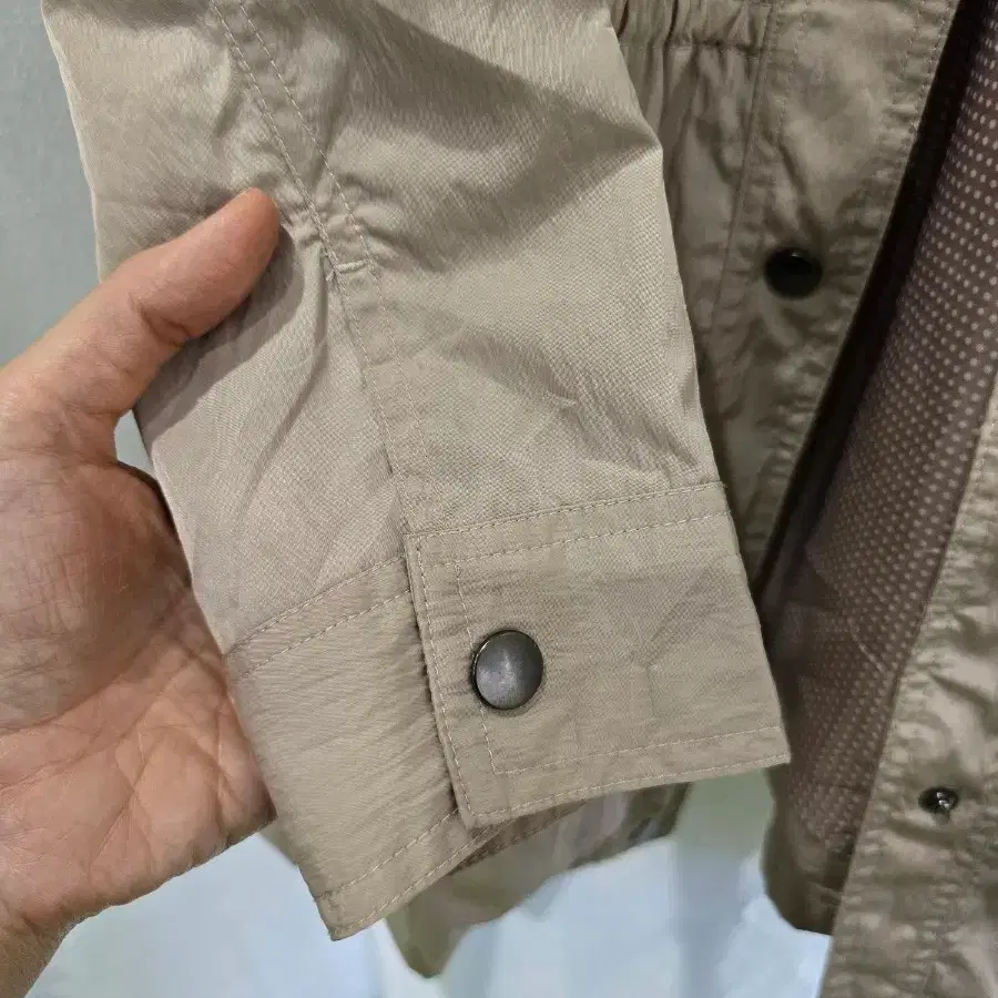 Japanese vintage 베이지색 여성 롱 자켓 코트