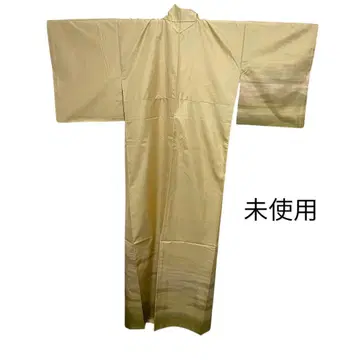 미사용 순수 실크 호몬기,츠케사게 풍정 있음 토야마 카노코 보카시 염색