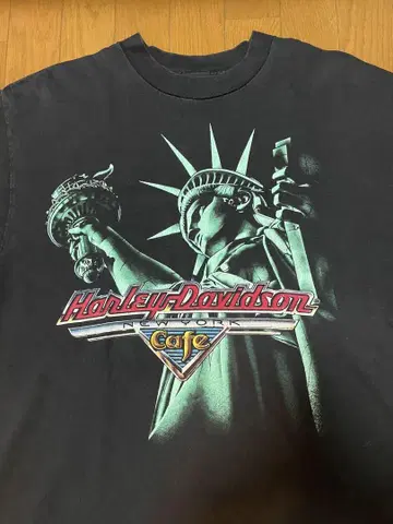 90s HarleyDavidson 할리데이비슨 자유의 여신 T셔츠