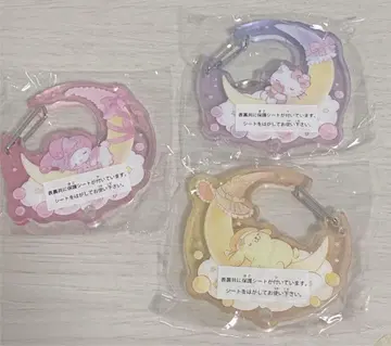 산리오 카라비너 가챠가챠 마이멜로디 푸딩 쿠로미 포차코