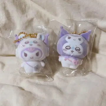 치이카와 (먼작귀) 산리오 시크릿 플로키 마스코트 모몽가 x 쿠로미