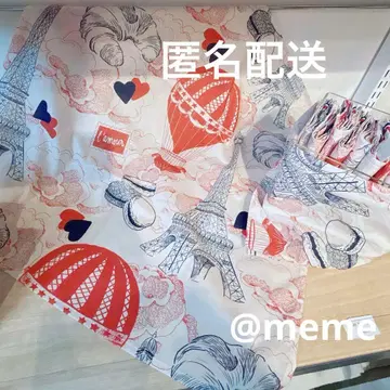 [ 새상품 ] 프랑스관 만박 파빌리온 한정판 스카프 손수건 보자기