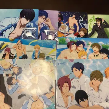 Free! 파일 8점 + 캔뱃지 2점 세트