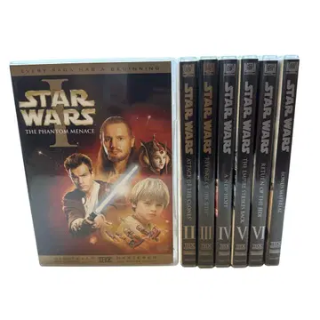 영화 STAR WARS 스타 워즈 6장 + 1장 DVD 세트