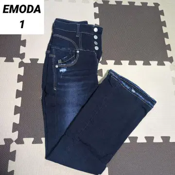 358 EMODA 하이웨스트 플레어 데님 1