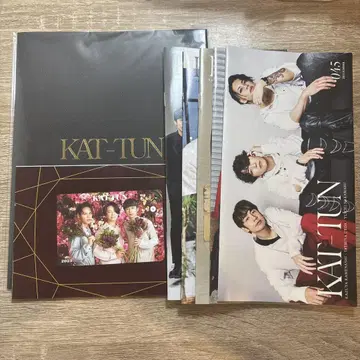 KAT-TUN 팬클럽 벌스데이 카드 뉴스레터 기념품 사진 세트