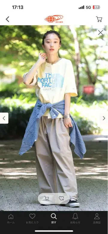 BEAMS BOY 그라미치 팬츠