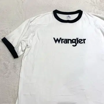 Wrangler 랭글러 린거 T셔츠 화이트 블랙 남성용 M 사이즈